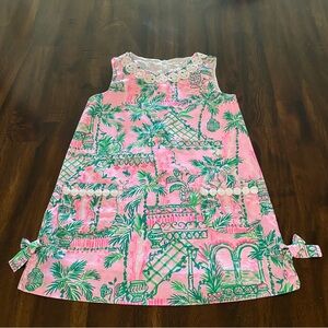 Lilly Pulitzer Pink and Green Kids Casual Dress